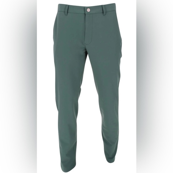 BONOBOS X JUSTIN ROSE GOLF PANTS VENTED GREEN NEW 32 X 34 ATHLETIC HIGHLAND TOUR - Picture 1 of 6